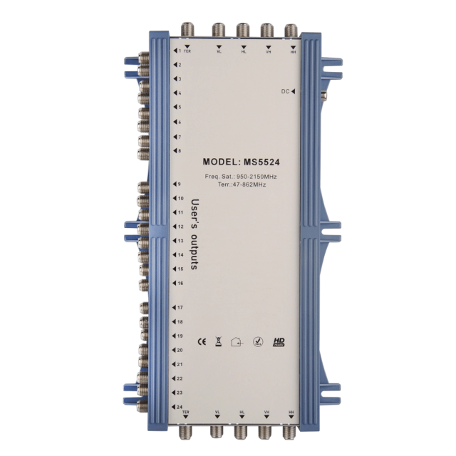 Cascade Satellite Multiswitch MS5524