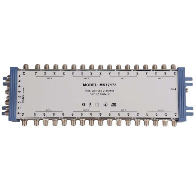 Cascade Satellite Multiswitch MS17178